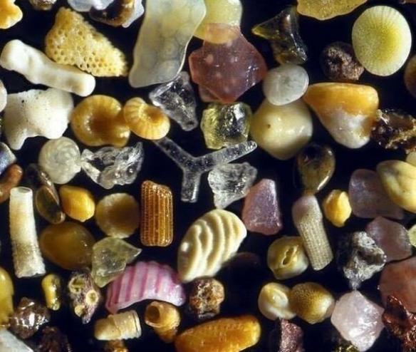 Sand at 250x magnification